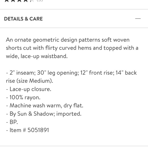 Sun & Shadow Print Shorts - Picture 8 of 8